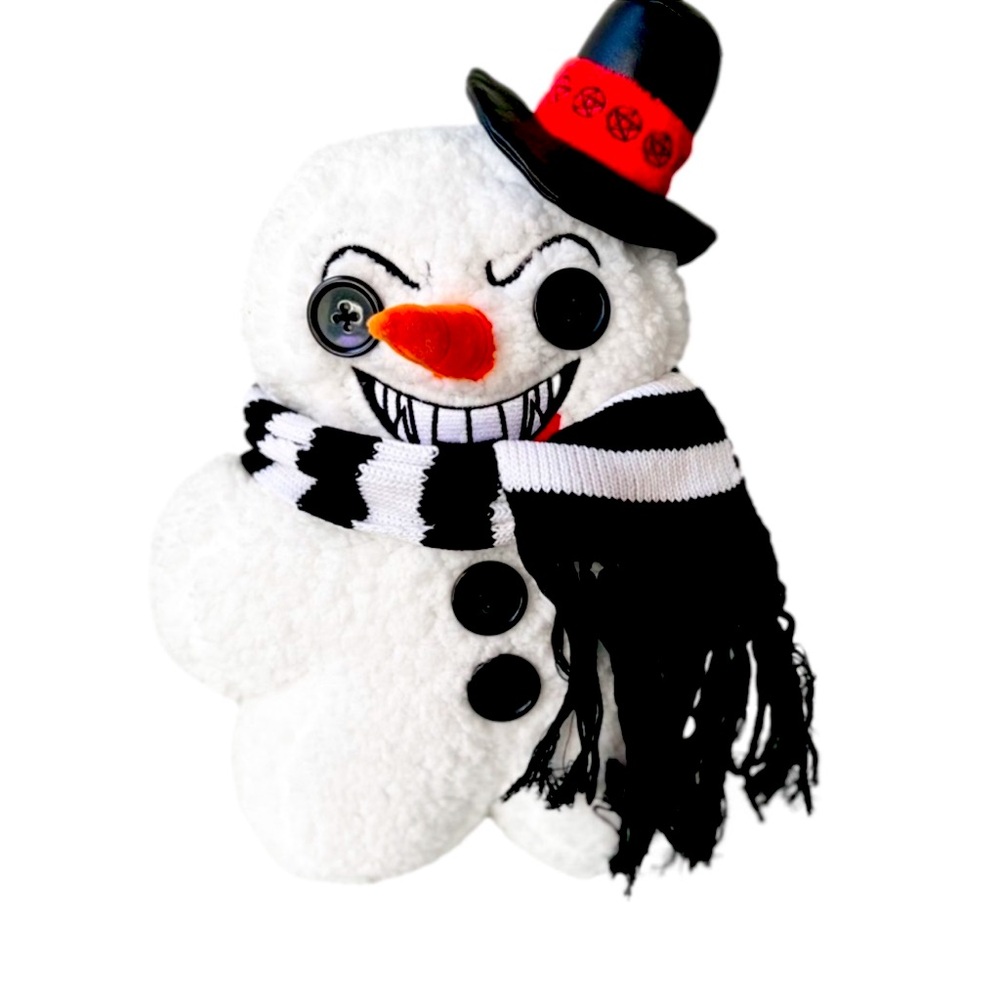 Dolls Kill | Cynical Snowman Plushie new in plastic poly bag never opened.